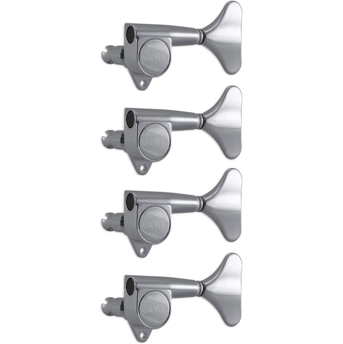 Grover 4 In Line Bass Mhead Chrome