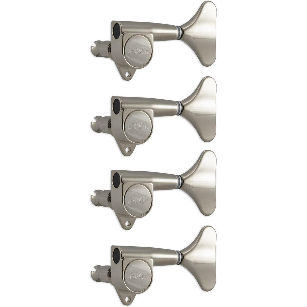 Grover Mini Bass Mheads 4 In Line Nickel