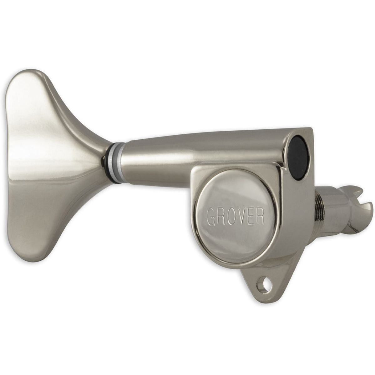 Grover Mini Bass Mheads Left Hand 4 In Line Nickel