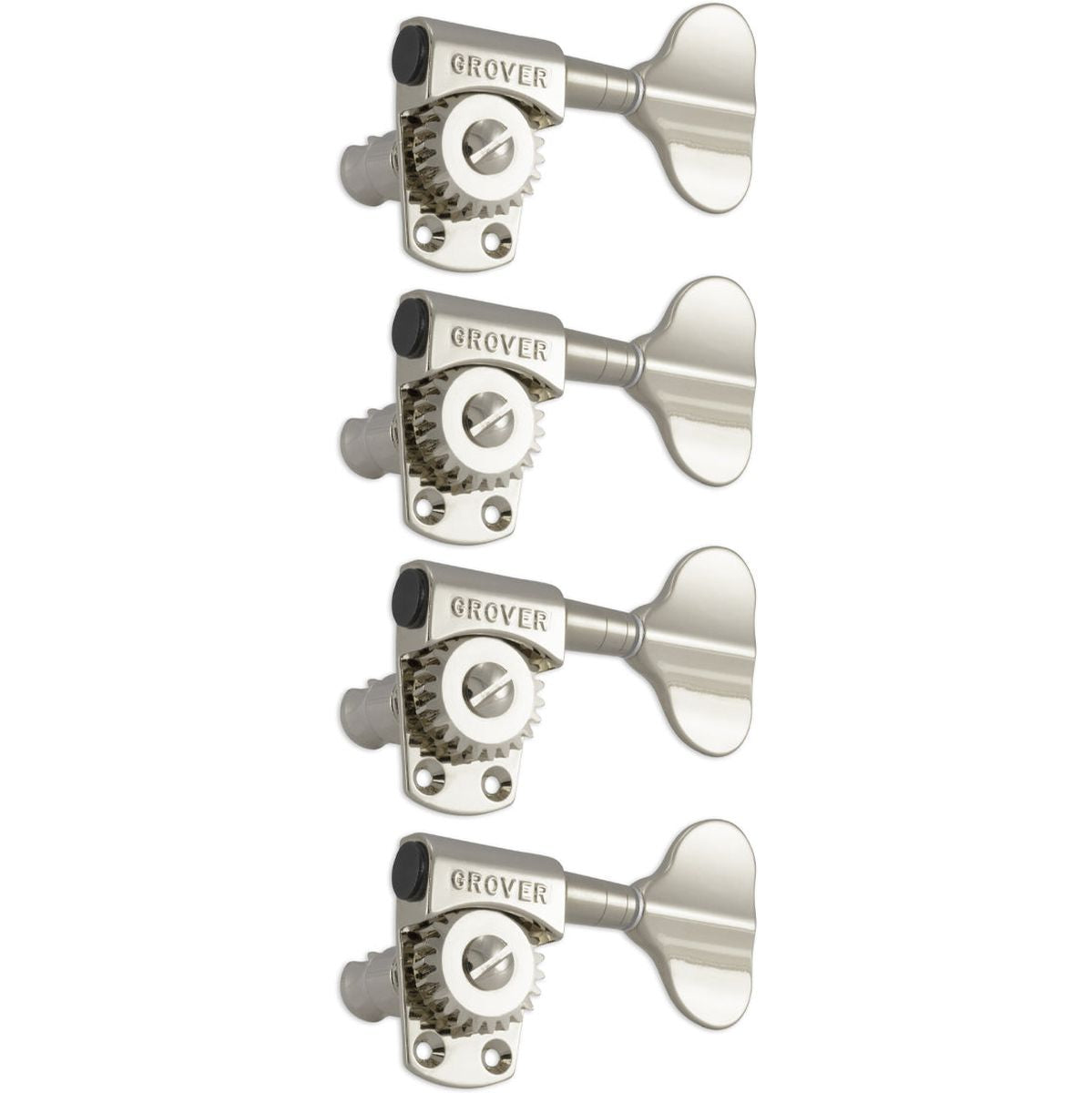 Grover Titan Bass Mheads 4 In Line Nickel