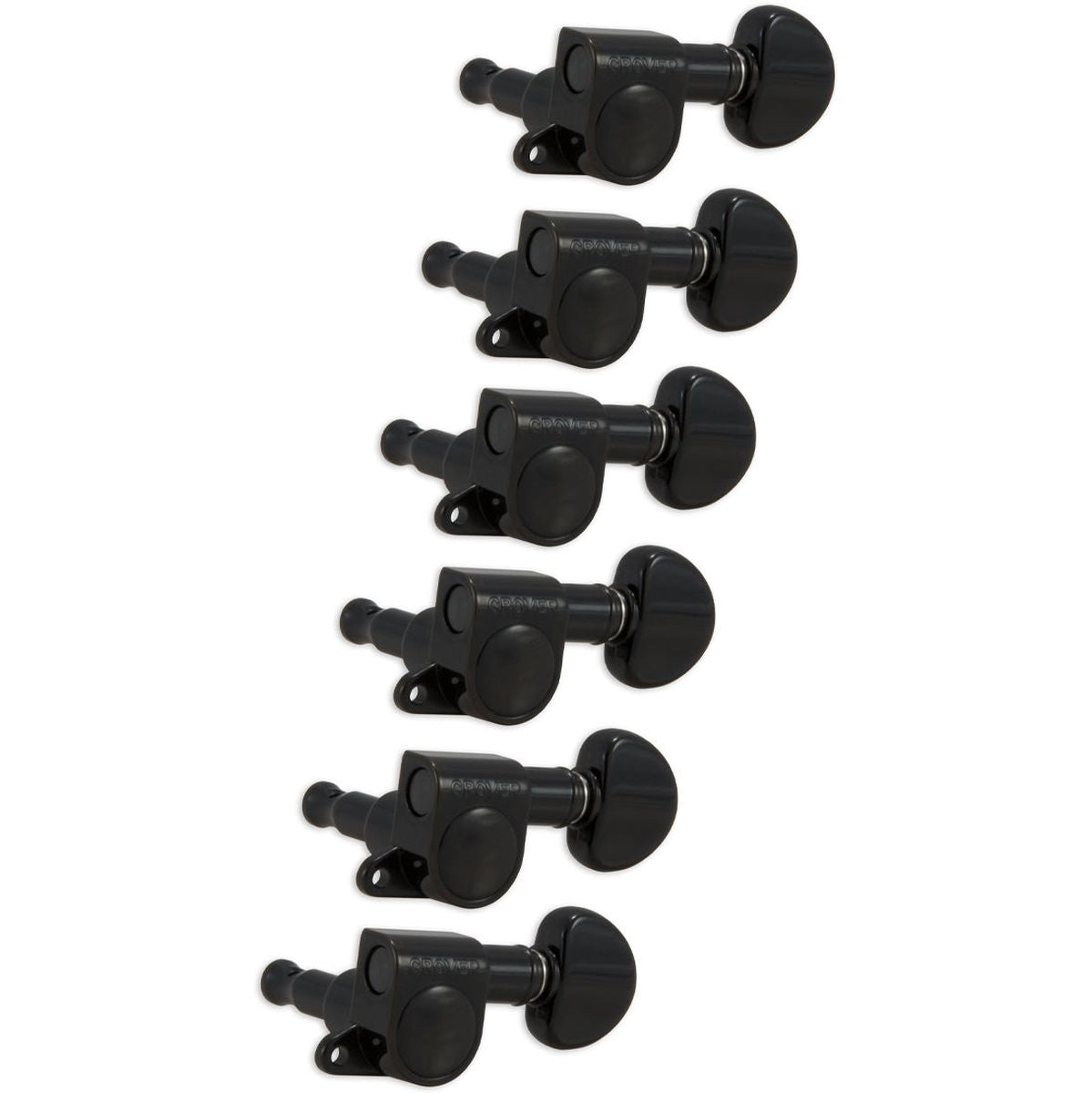 Guitar Tech Grover Mini Machine Set-BLK Chrome