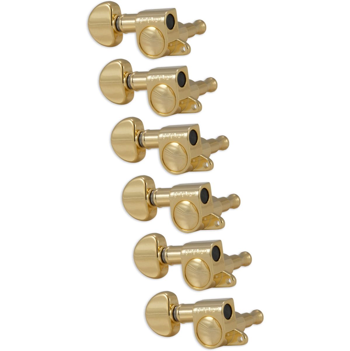 Grover 6 In Line Mhead LH Gold