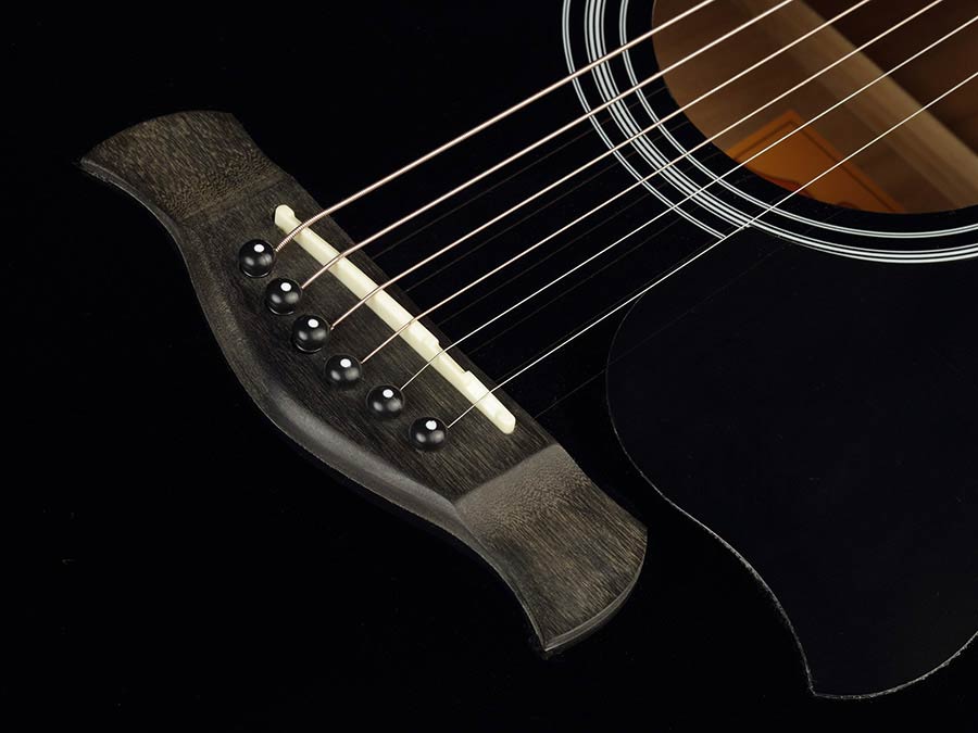 Richwood RD-12-BK Black Artist Series Dreadnought Westerngitaar