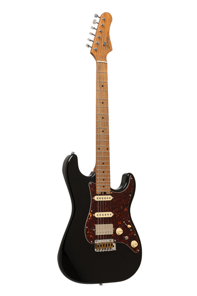 Crafter Crema SVVSM Cosmic Black S-Style Elektrische Gitaar
