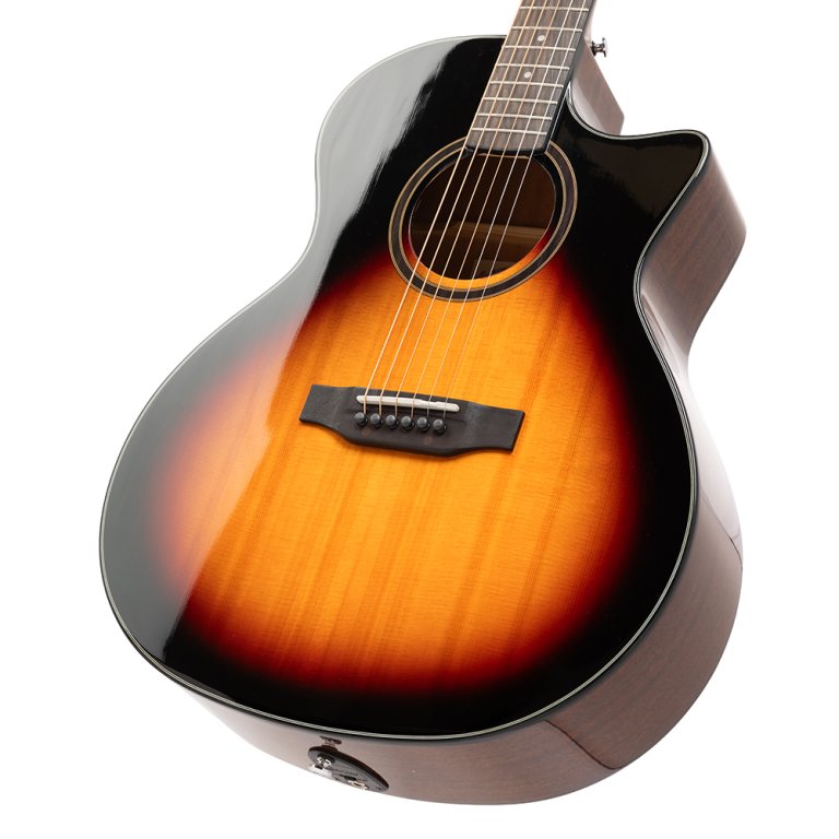 Crafter HILITE G16CE VS Vintage Sunburst Grand Auditorium Elektro-Akoestische Westerngitaar