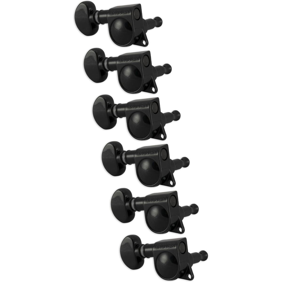 Grover LH Mid Size Rotomatics Black Chrome
