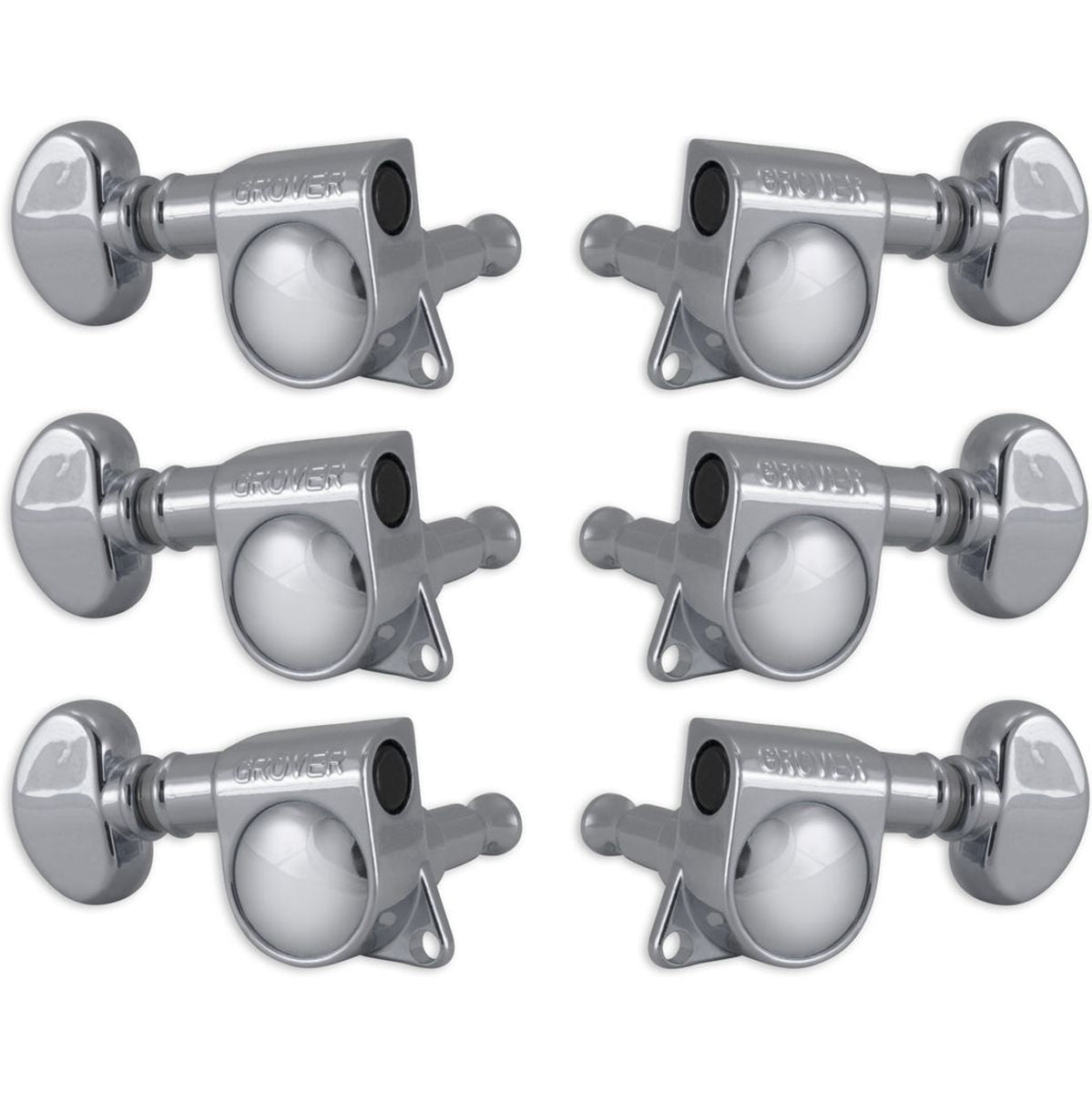 Grover Mid Size Rotomatic Mheads Chrome