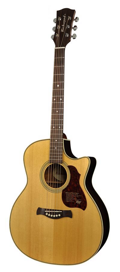 Richwood G-65-CEVA Master Series, Fishman Presys+, Handmade Grand Auditorium Westerngitaar