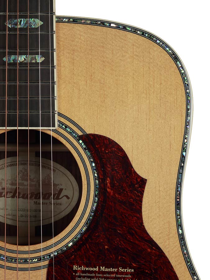 Richwood D-270-VA All Solid Custom Shop Series Handmade Westerngitaar