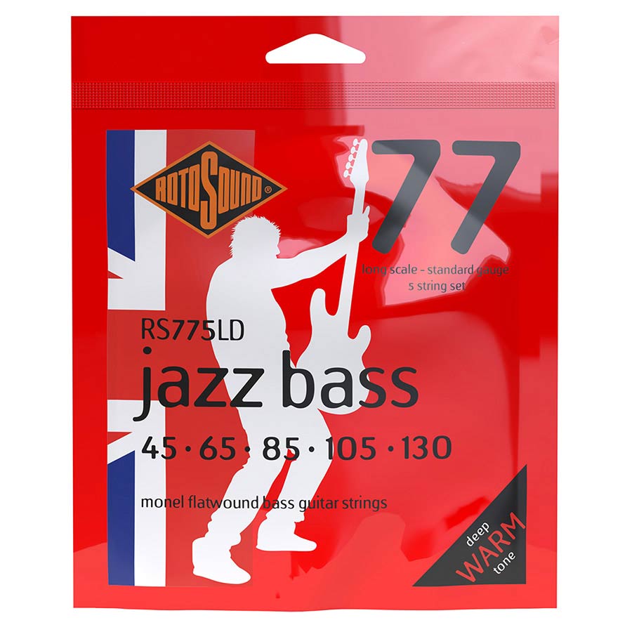 Rotosound RS77 5 LD Jazz Bass flatwound 45-130