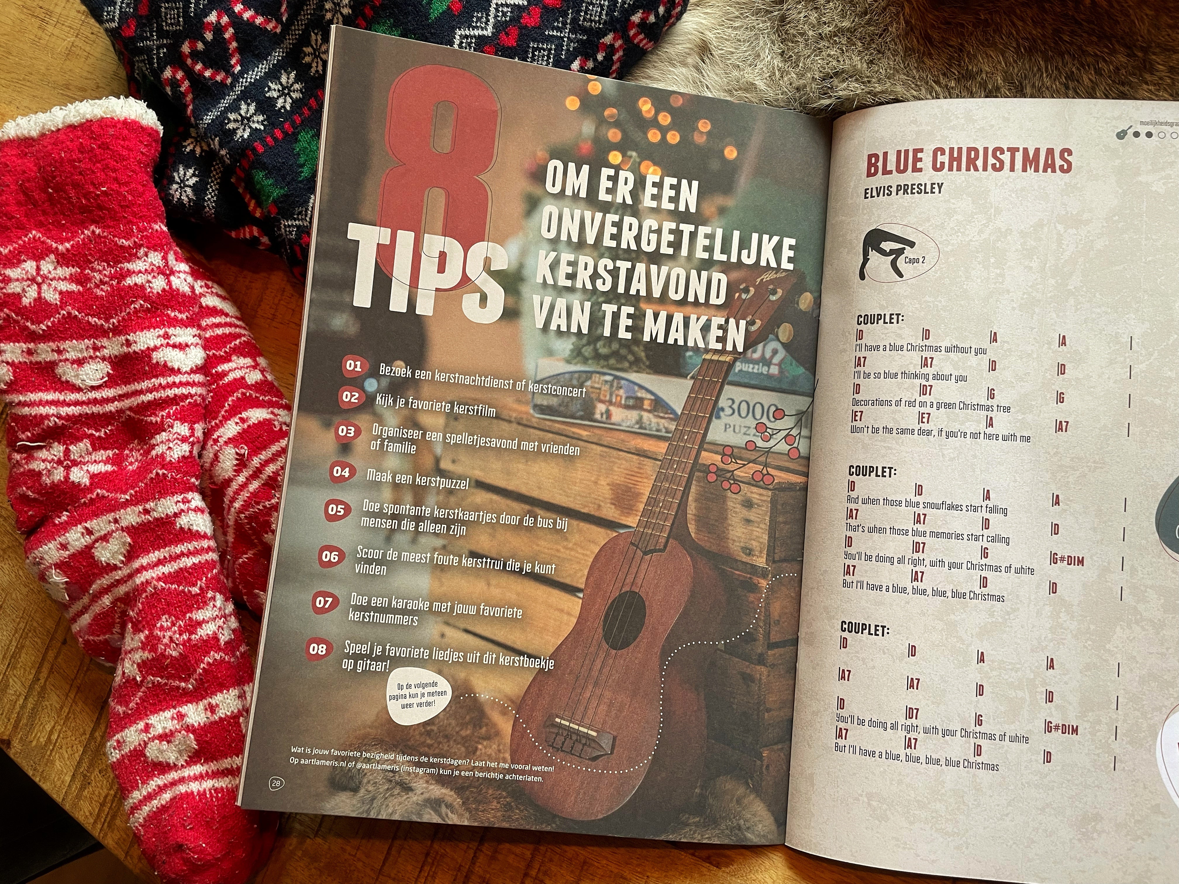 KERSTHELD Gitaarboek | Bladmuziek | Lesboek