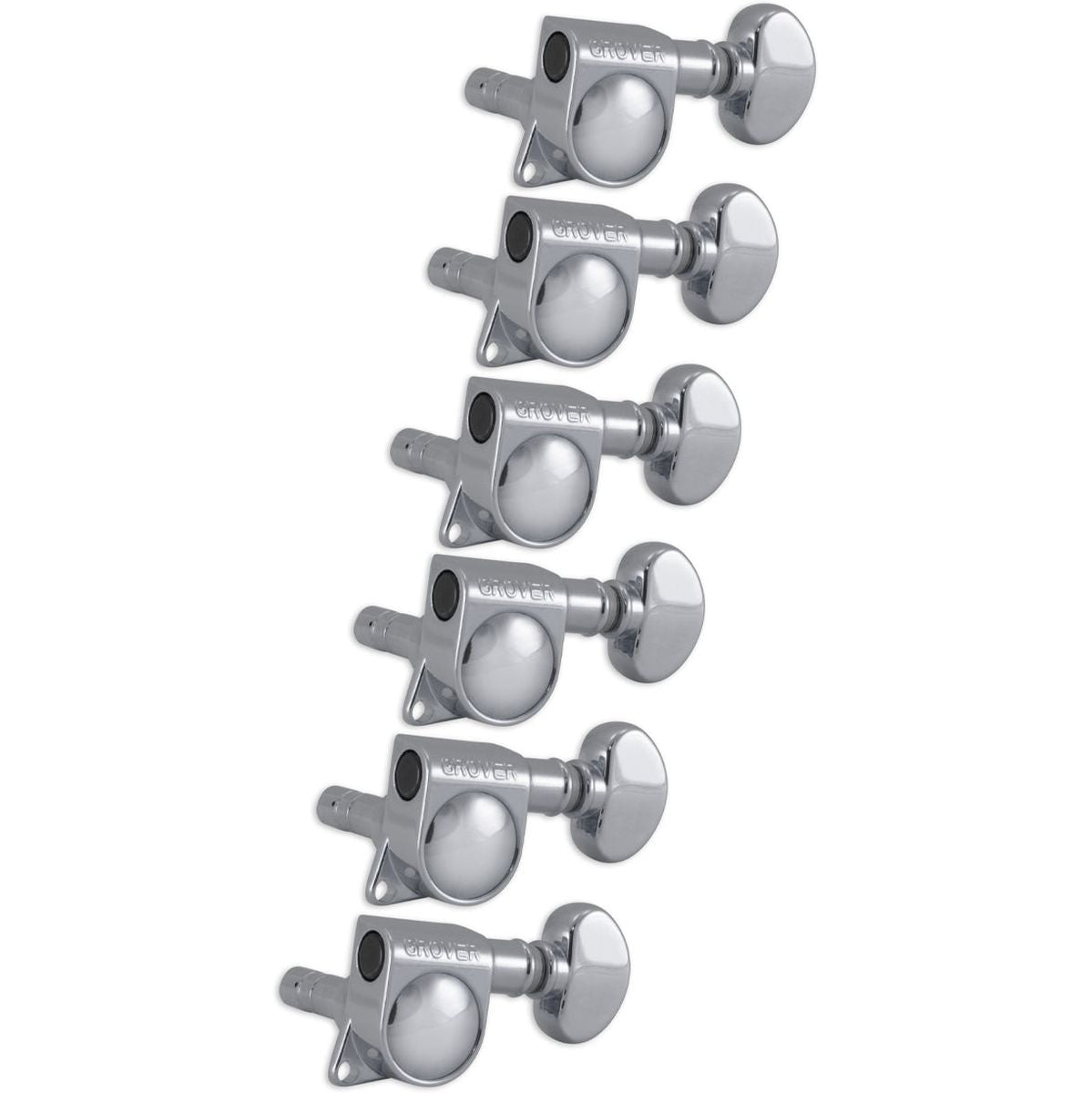 Grover 6 In Line Mheads Chrome
