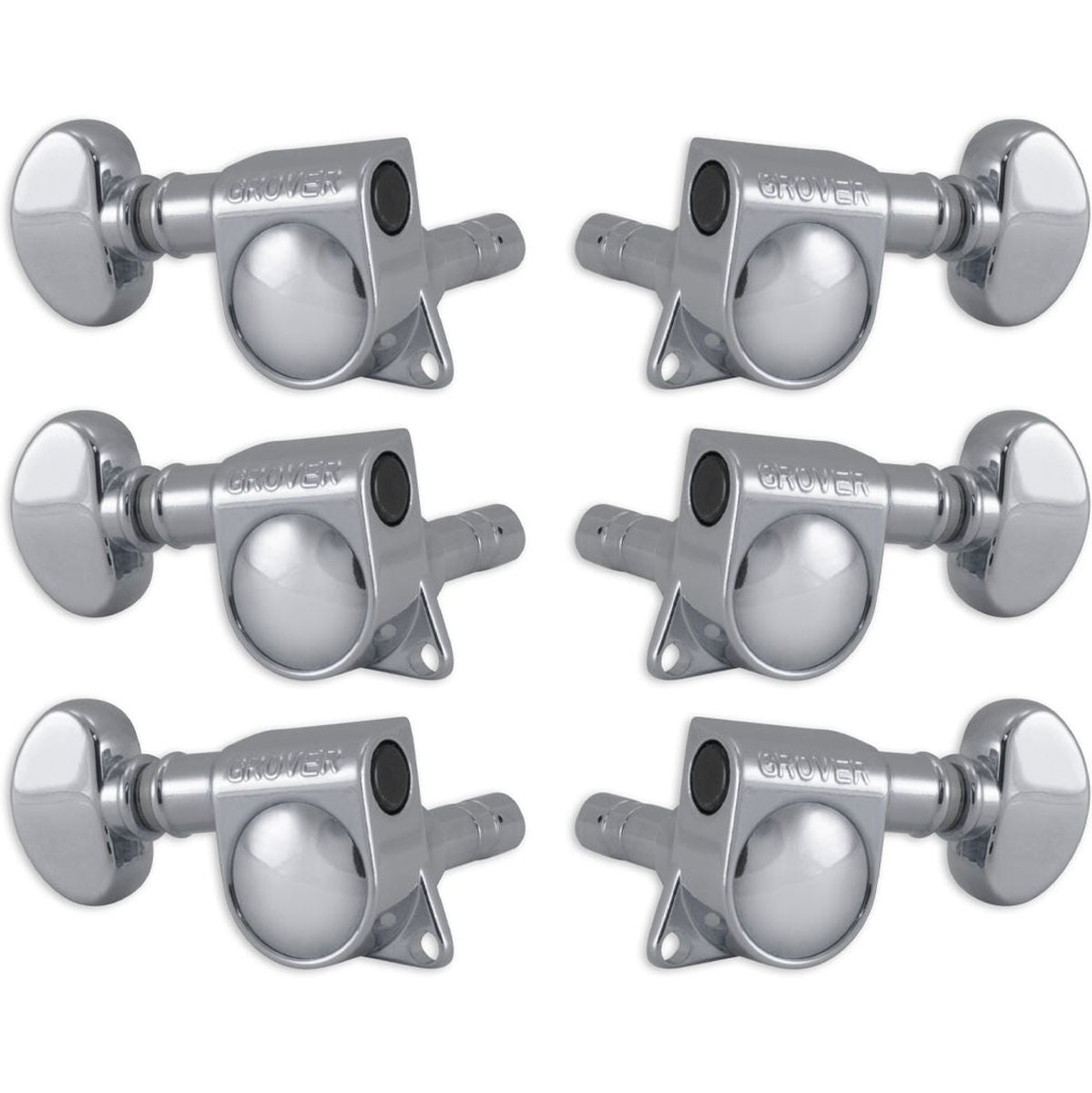 Grover Locking Mheads Set Chrome