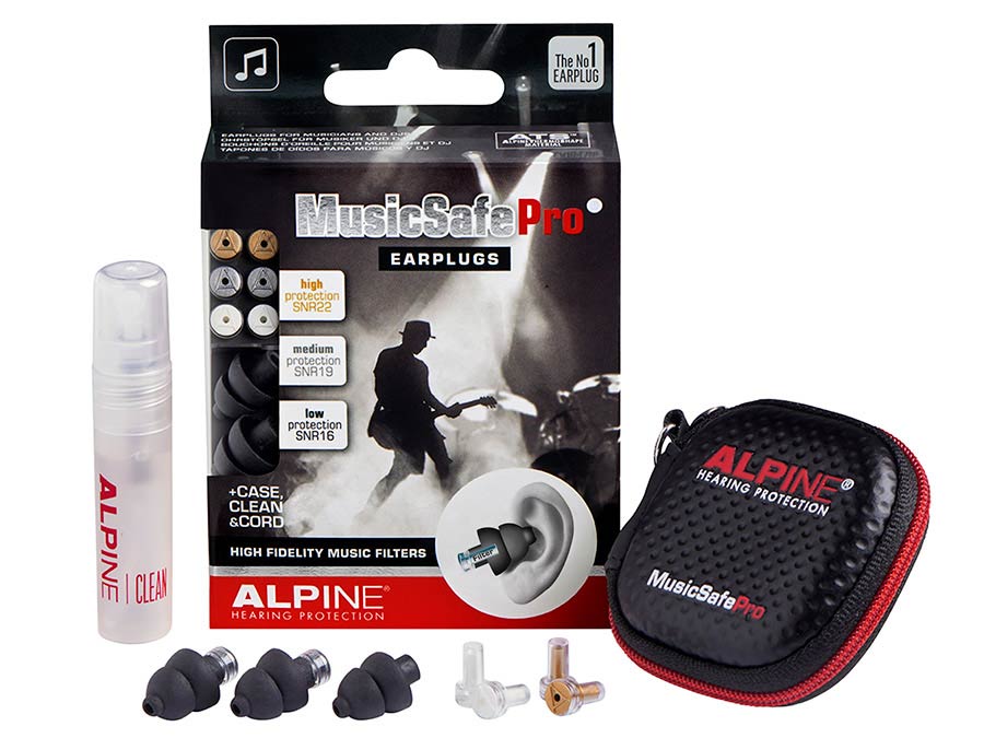 ALP-MSP-BK Alpine Hearing Protection MusicSafePro