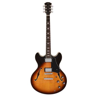 Sire Guitars H7 VS Vintage Sunburst Archtop Elektrische gitaar