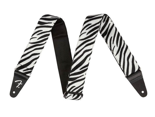 Fender Wild Animal Print gitaarband - zebra