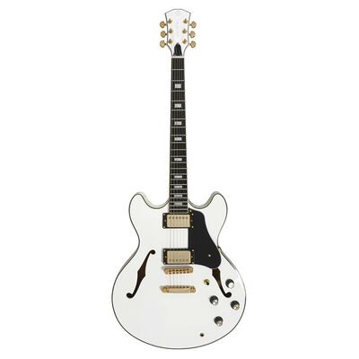 Sire Guitars H7 WH White Archtop Elektrische Gitaar (occasion)
