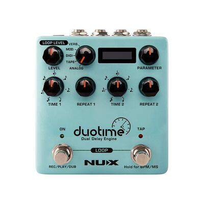 NUX NDD6 Verdugo Series Dual Delay engine DUO TIME Effectpedaal
