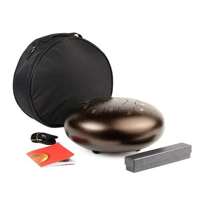 Hayman Steel Tongue Drum 12" 1213/BR Brown