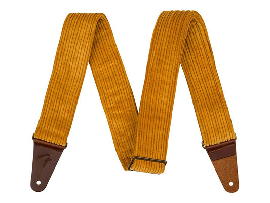 Fender Corduroy Guitar Strap - Blaze Gold