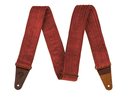 Fender Corduroy Guitar Strap - Antique Cherry