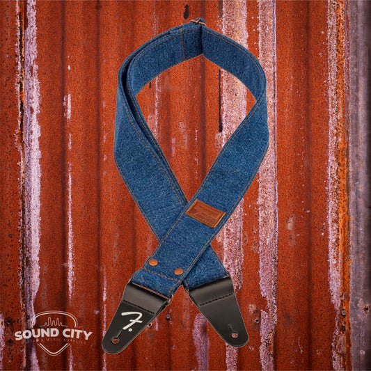 Fender X Wrangler Revited Denim Guitar Strap