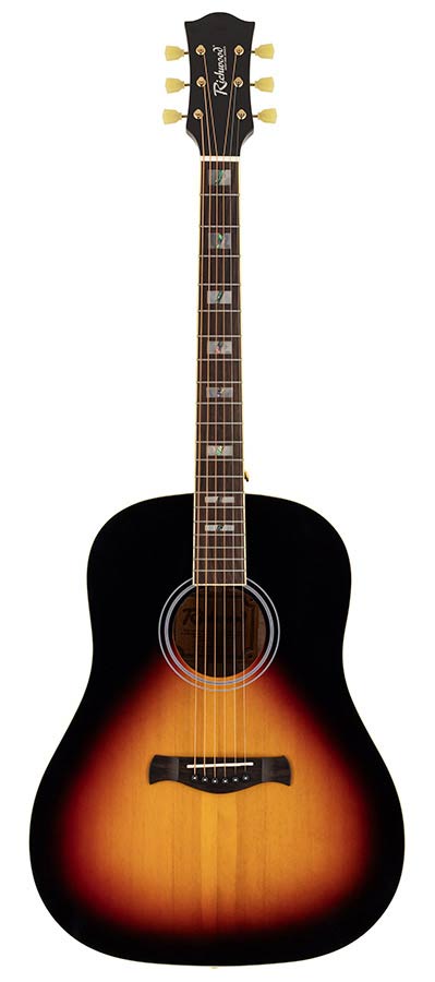 Richwood HSDS-42-SB Sunburst Heritage Series Handmade Dreadnought Westerngitaar