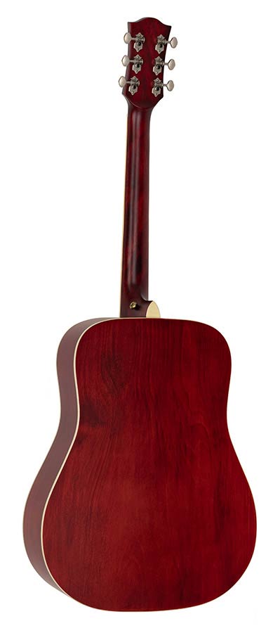 Richwood HSD-35-MRD, Matt Trans Red, Heritage Series Dreadnought Westerngitaar
