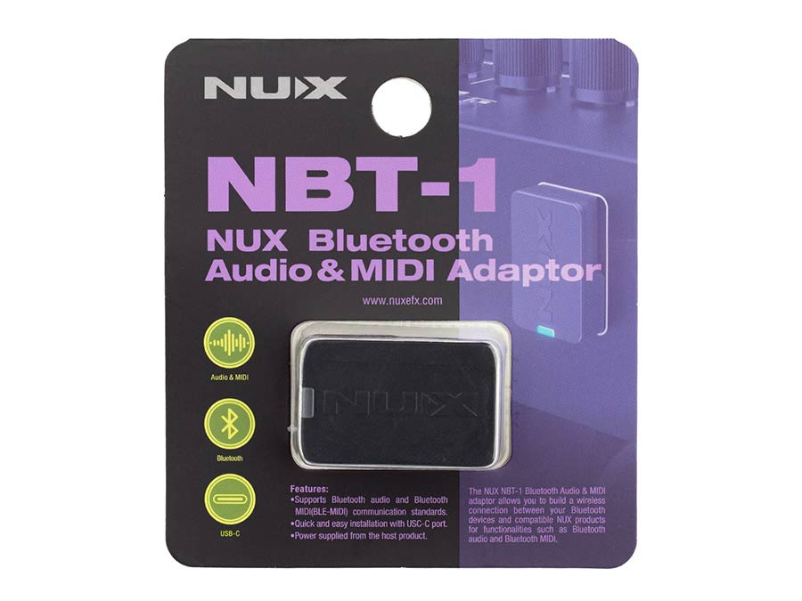 NUX NBT-1 Bluetooth audio & MIDI dongle