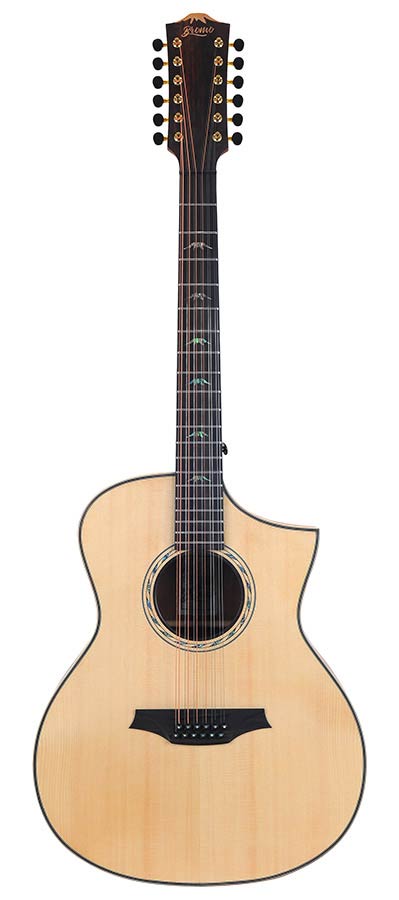 Bromo BAT4CE12 Tahoma Series semi-akoestische Westerngitaar
