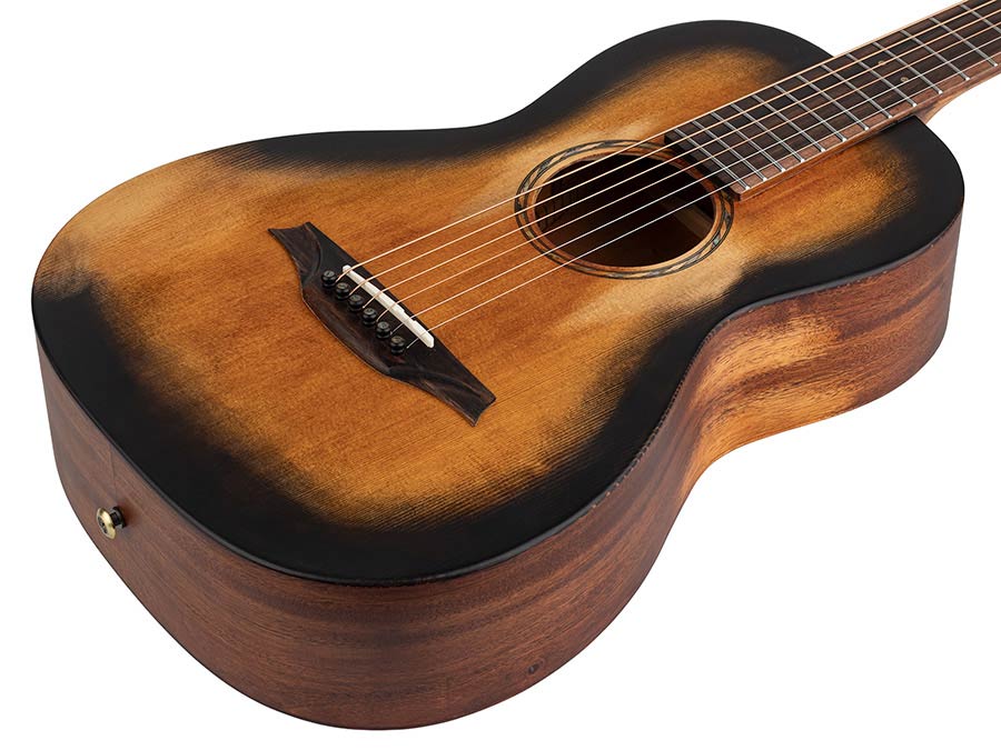 Bromo BAR6H/HS Rocky Mountain Series parlor Semi-akoestische Westerngitaar (All Solid)