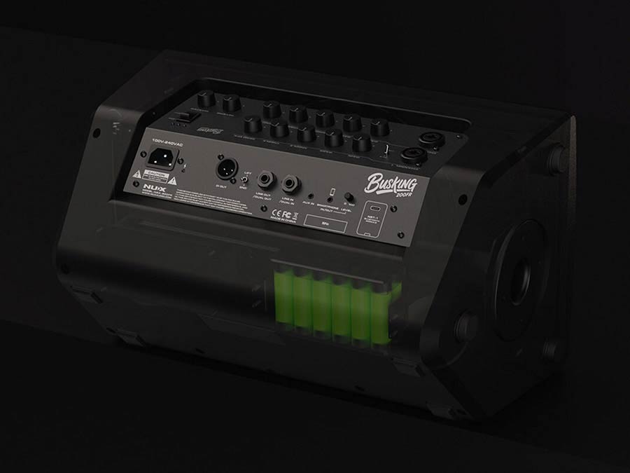 Nux NBA-200FR Busking FRFR speaker met batterij (PRE-ORDER)