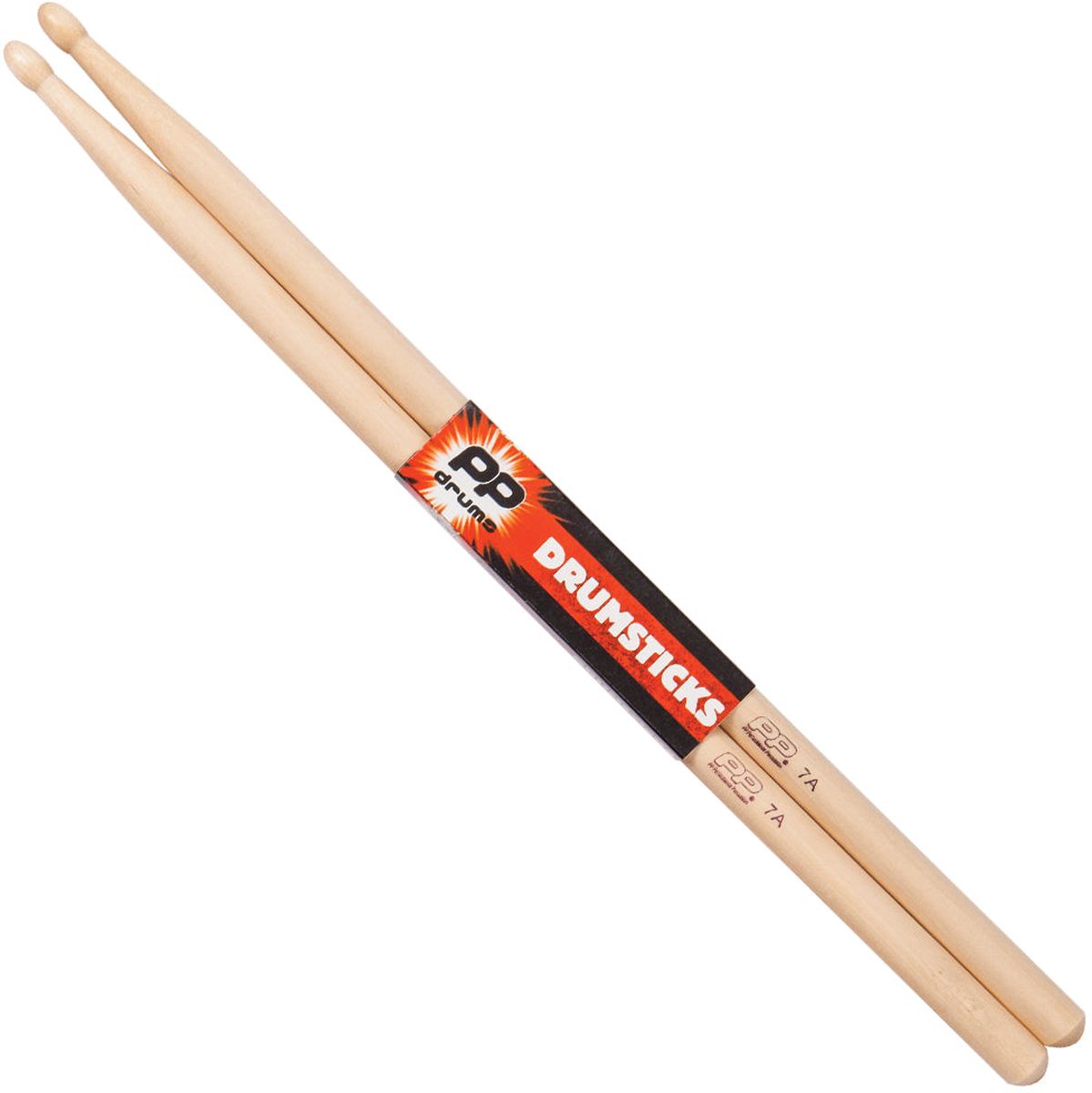 PP Wood Tip Drumsticks-Pack 12