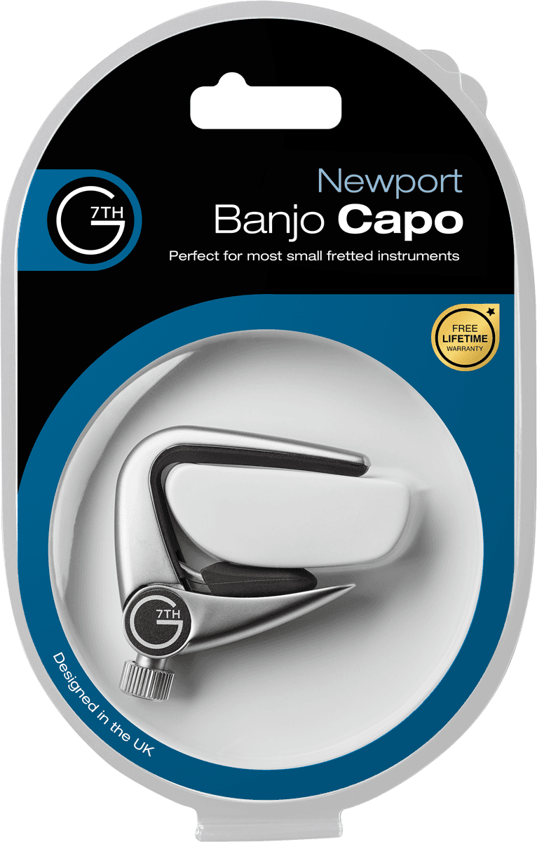 G7th C34013 Newport Banjo Silver Capo