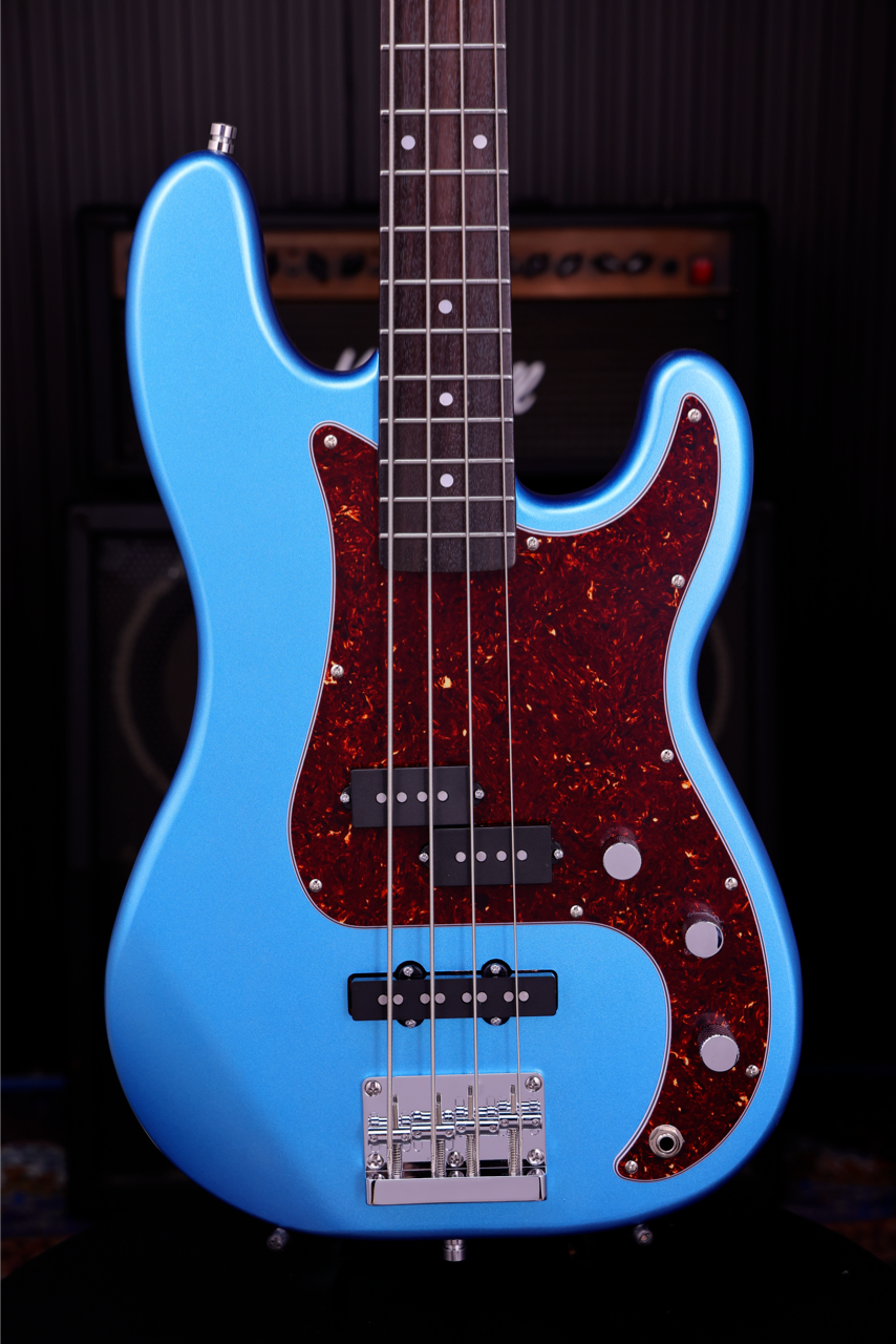 Patina PPJB-3 Lake Placid Blue Elektrische Basgitaar