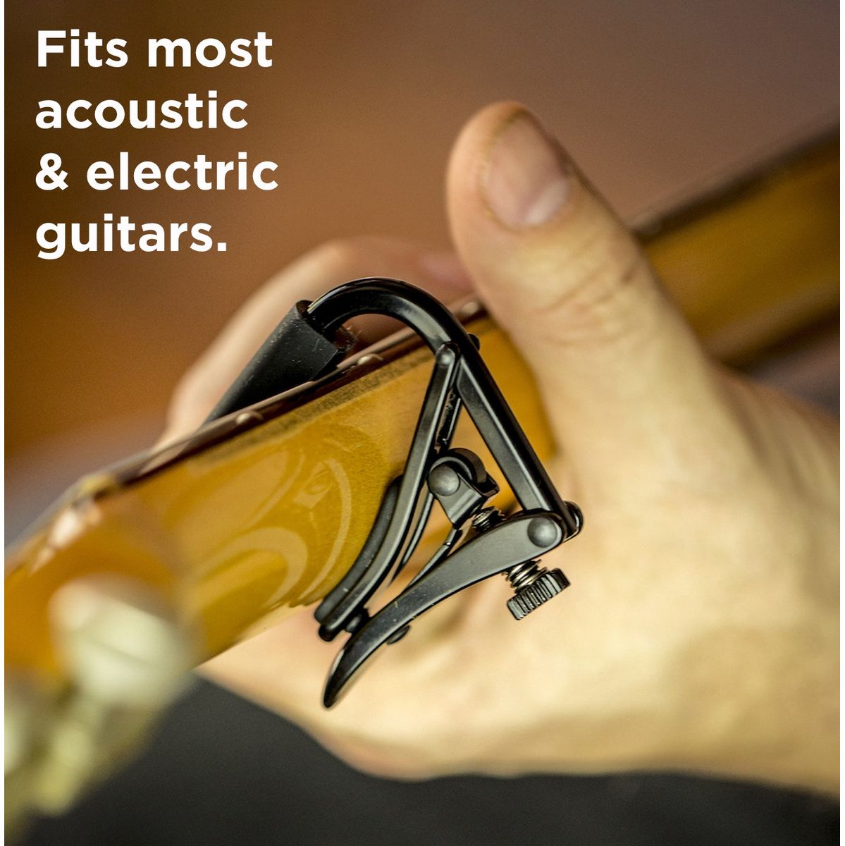 Shubb C1K Capo Black Chrome Acoust/Elec
