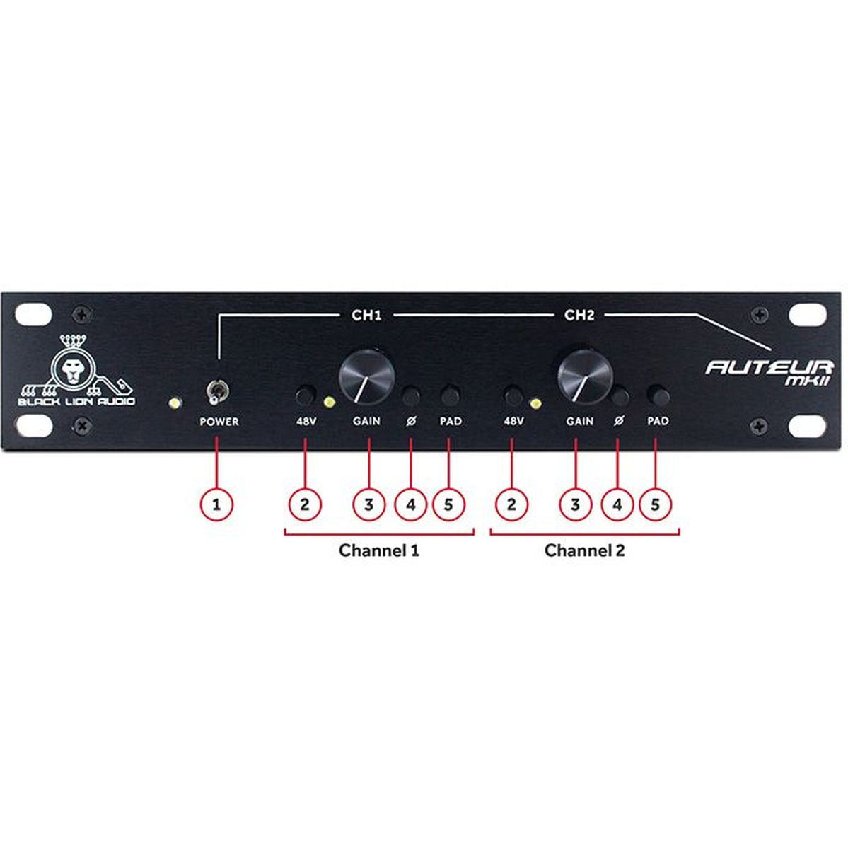 Black Lion Audio Auteur MkII Preamp