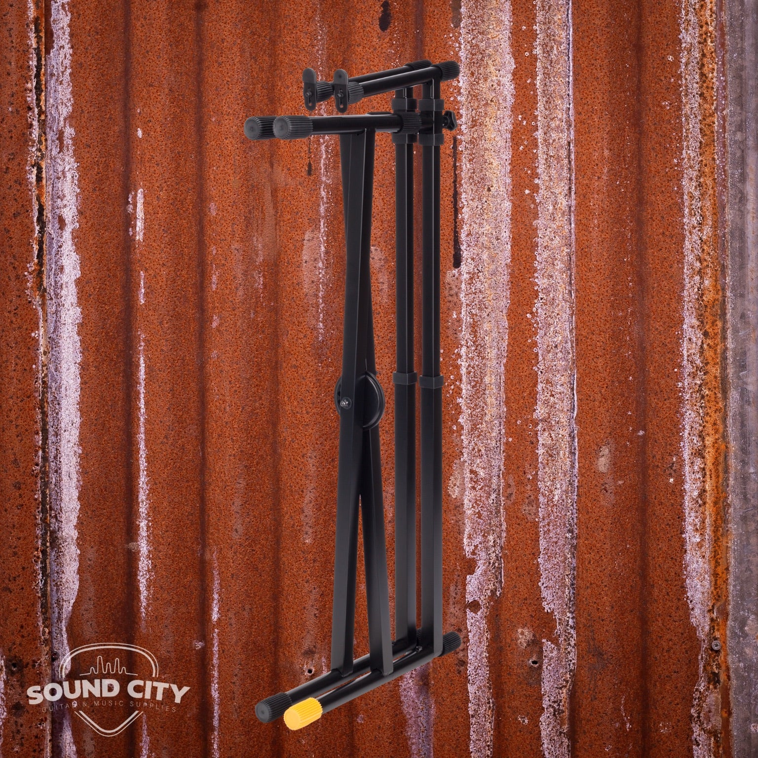 Hercules 210B Double Tier Keyboard Stand, EZ-LOK system