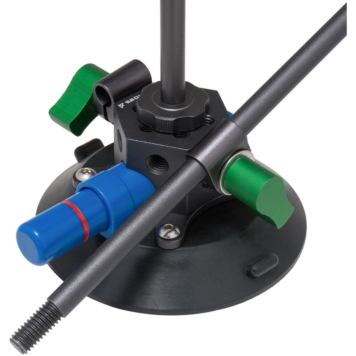 9.Solutions Suction Cup w/ 3/8&quot; And 1/4&quot; Cheeseblock