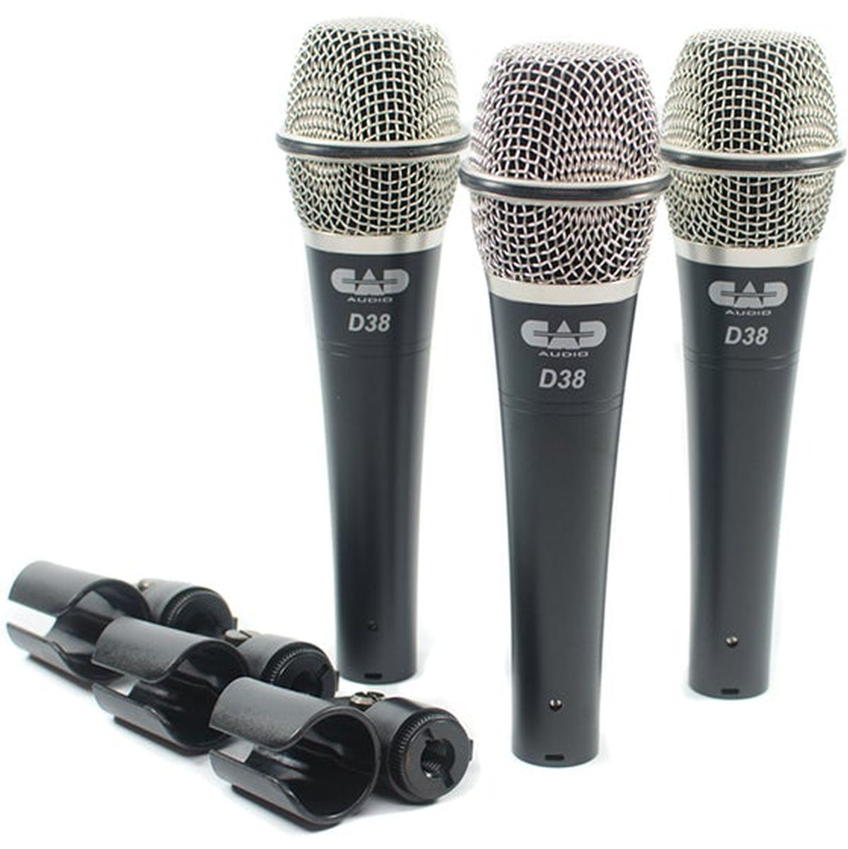 CAD Live 3pack Of D38 Supercardioid Dynamic Mics