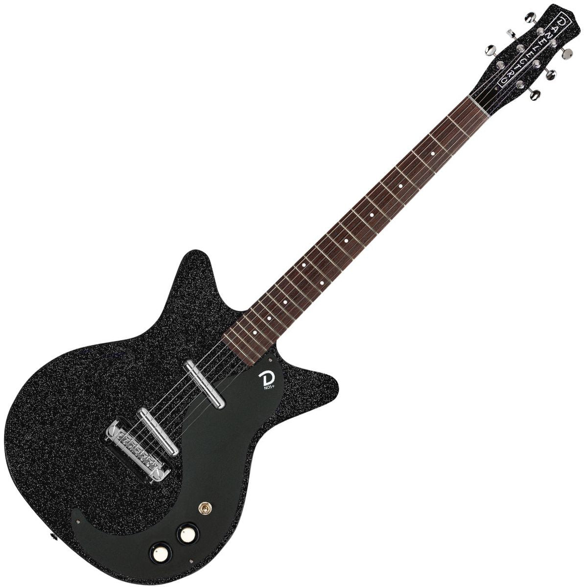 Danelectro Blackout 59 - Black Metalflake Elektrische gitaar