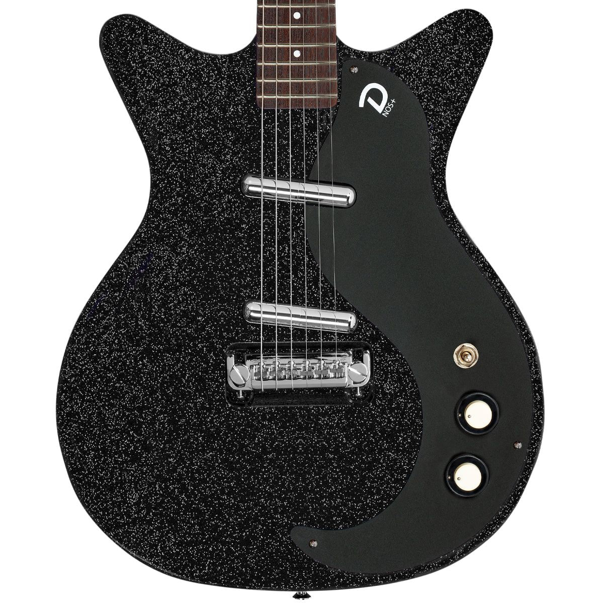 Danelectro Blackout 59 - Black Metalflake Elektrische gitaar