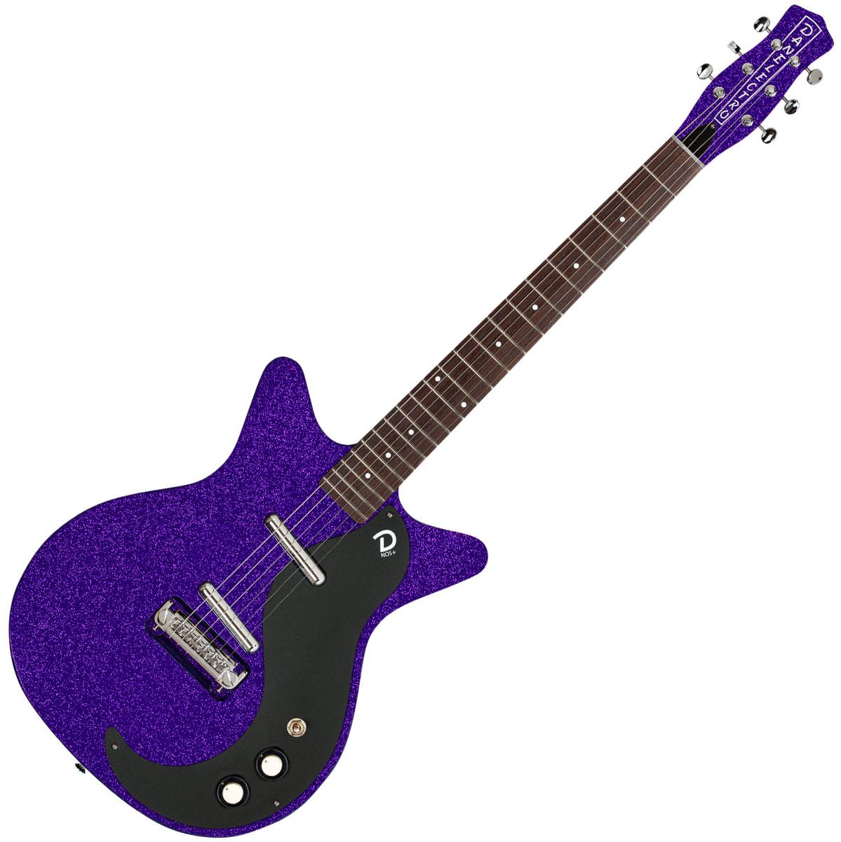 Danelectro Blackout 59 - Purple Metalflake Elektrische gitaar