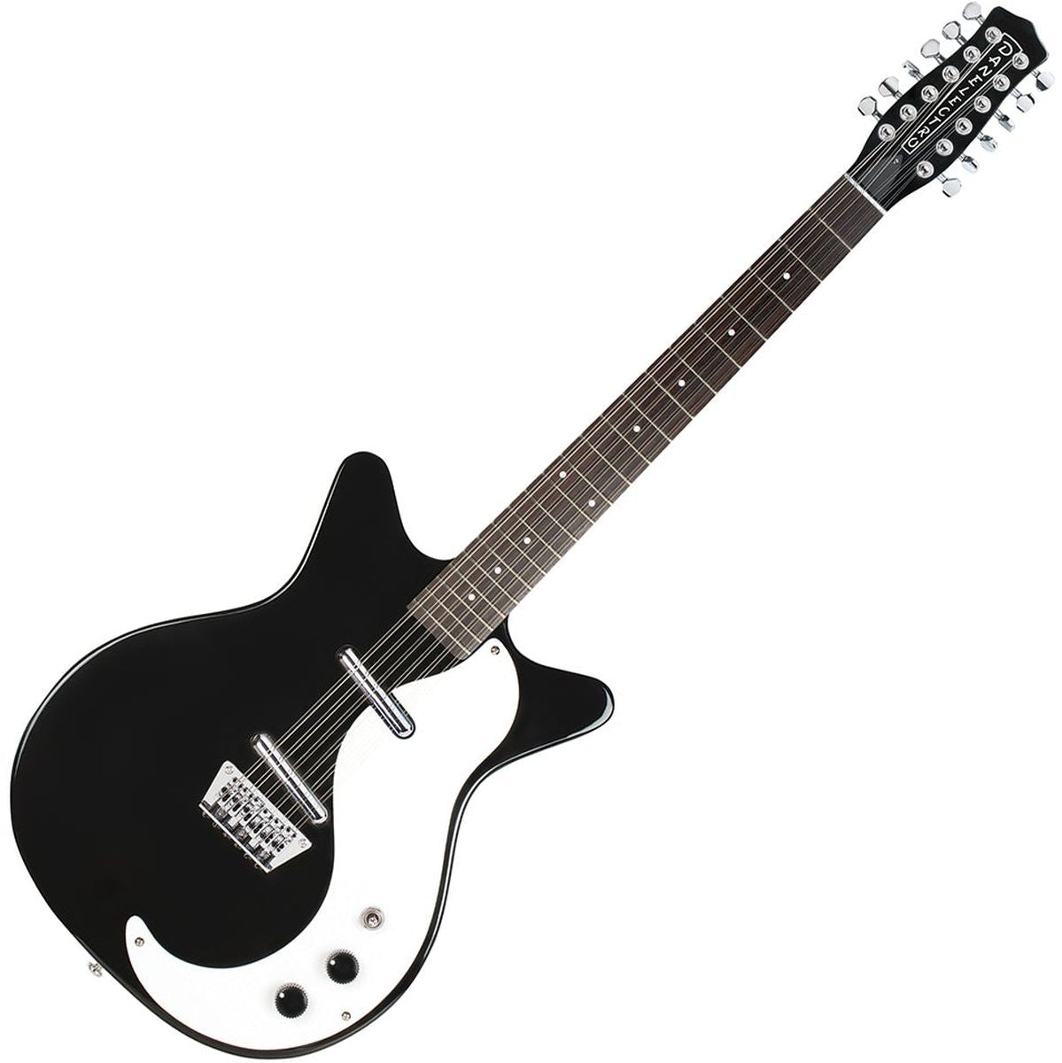 Danelectro DC59 12 String - Black Elektrische gitaar