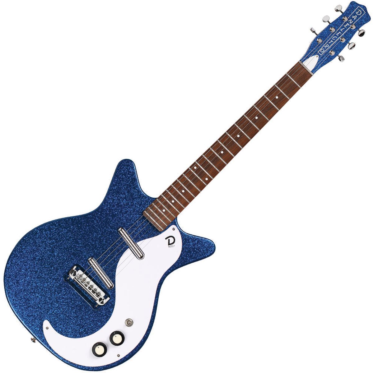 Danelectro 60TH Anniversary Model DC59 - Deep Blue Metalflake Elektrische gitaar