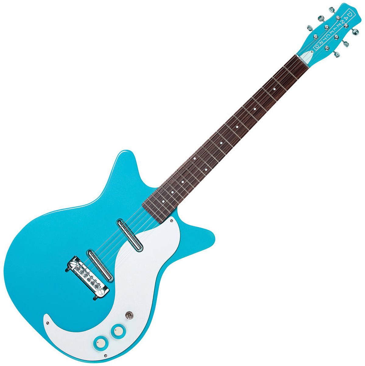 Danelectro DC59M Nos - Baby Come Back Blue Elektrische gitaar