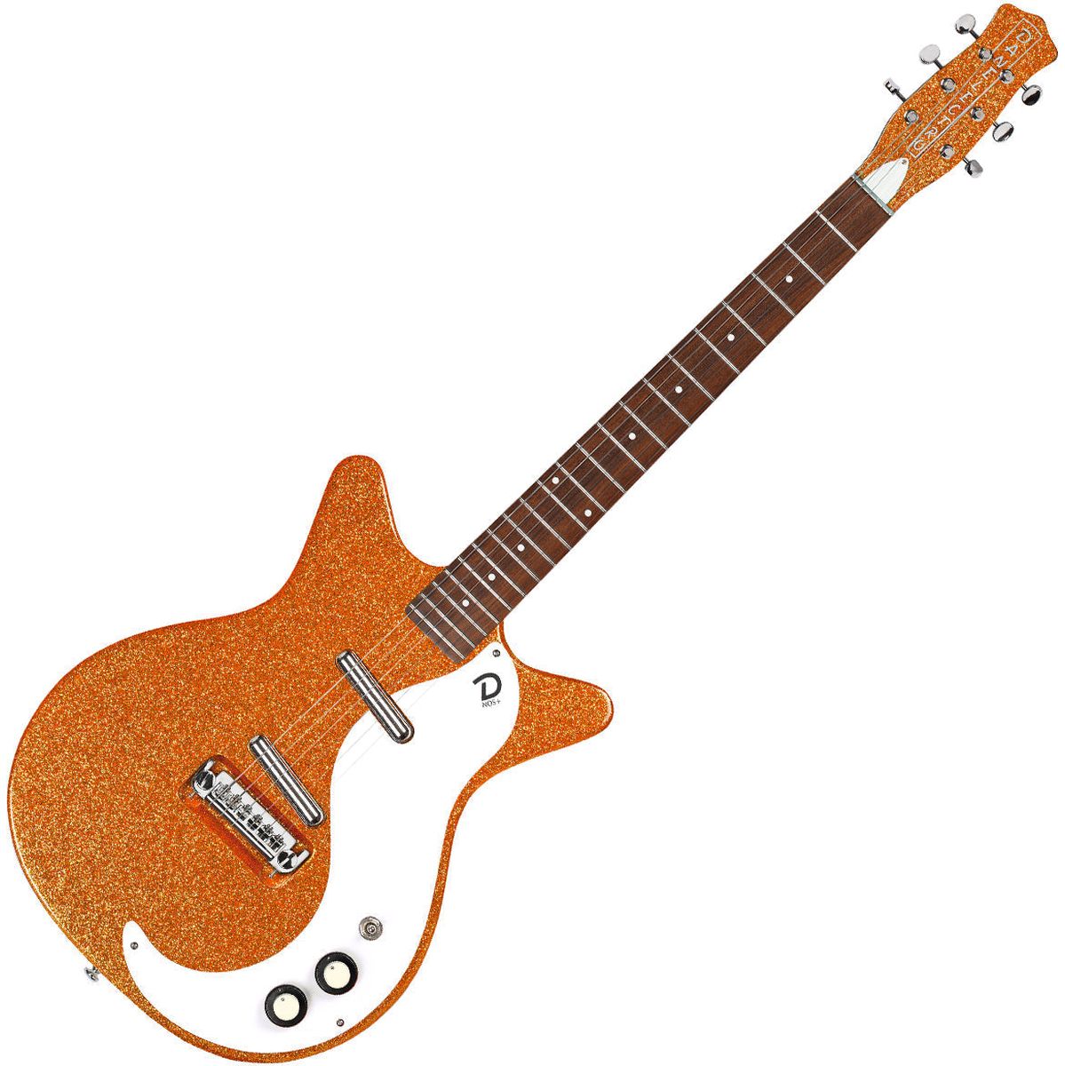 Danelectro DC59 Nos - Orange Metalflake Elektrische gitaar