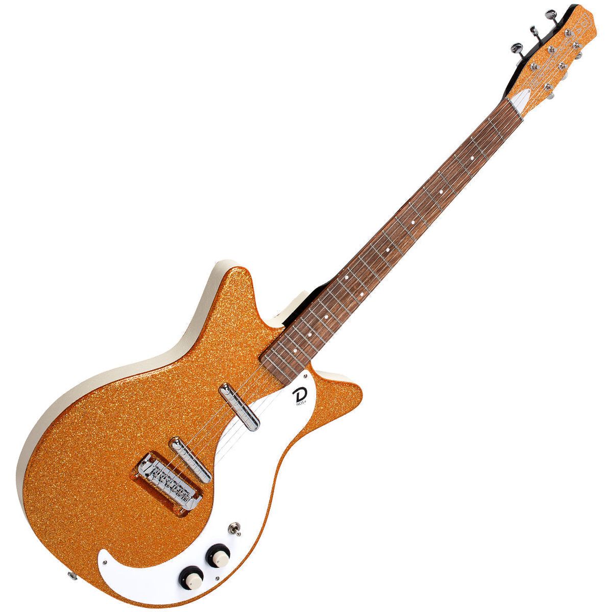 Danelectro DC59 Nos - Orange Metalflake Elektrische gitaar