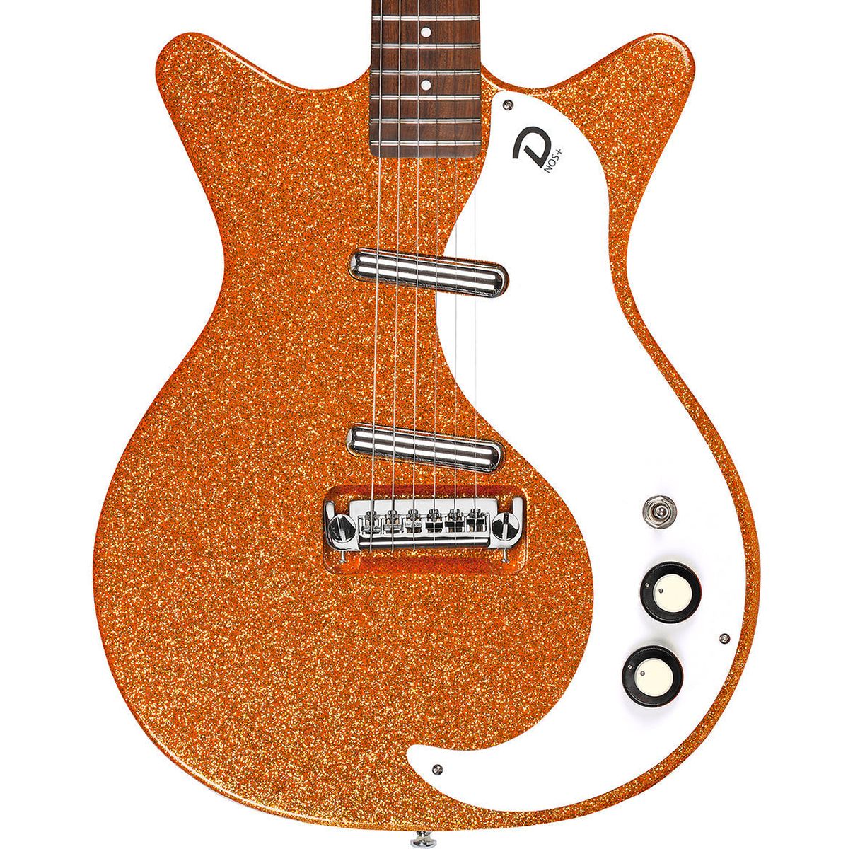 Danelectro DC59 Nos - Orange Metalflake Elektrische gitaar