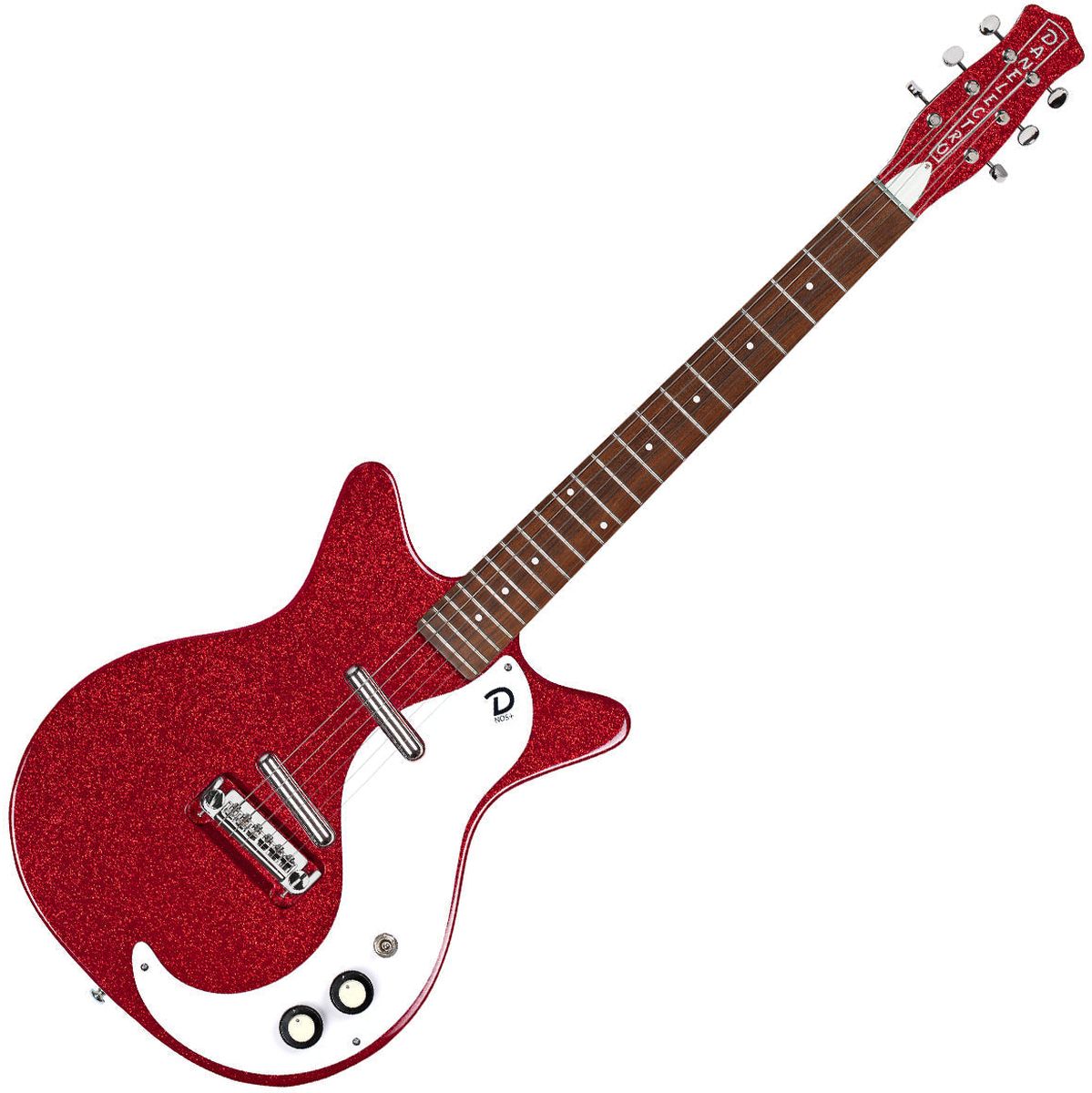 Danelectro DC59 Nos - Red Metalflake Elektrische gitaar